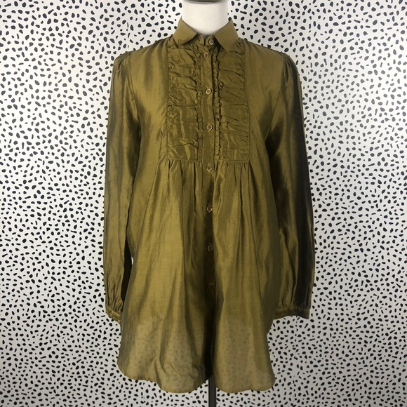 Burberry Tops - Burberry Brit Cotton And Silk Tunic